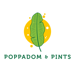 Poppadom & Pints Saint Helens logo.